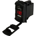 Sea-Dog Dual USB Rocker Switch Style Voltmeter w/Hidden Display 426527-1